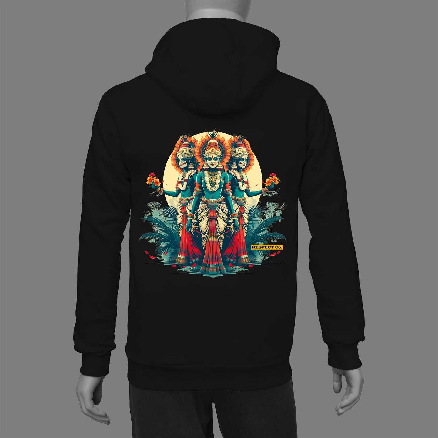 Toda Unisex Zipper Hoodie